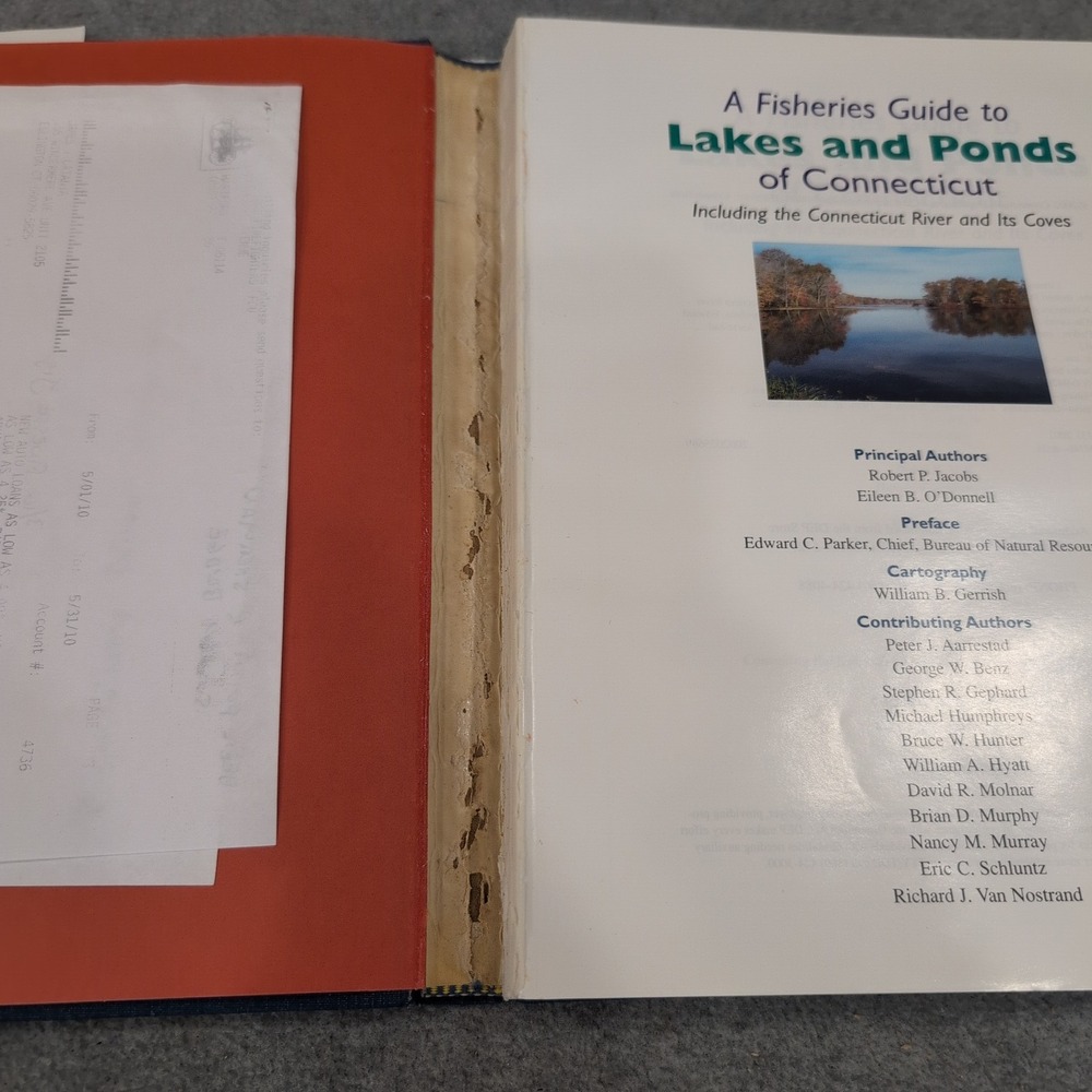 A Fisheries Guide to Lakes and Ponds of Connecticut Robert Jacobs Hardcover Book - Picture 3 of 6